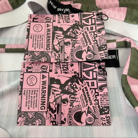 Dolls kill X New girl Order Ribbed Checkerboard Mini Skirt NWT Sizes 2X & 3X - Picture 8 of 12